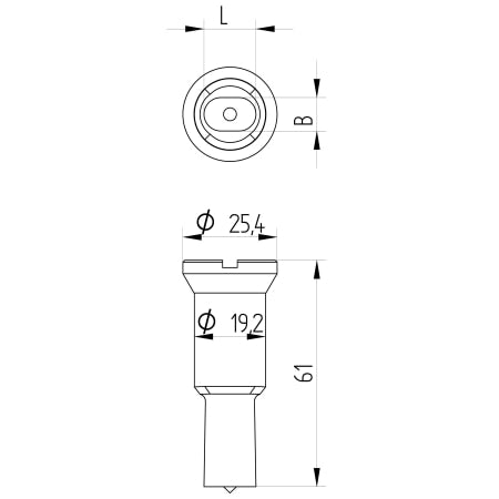 Langlochstempel Nr. 2 für Peddinghaus Maschinen (grüne Serie)